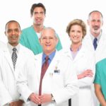Diverse group of healthcare professionals