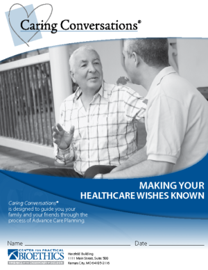 Caring Conversations – Advance Care Planning Workbook