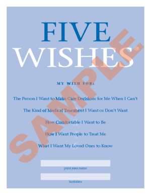 Five Wishes – Advance Directive Forms